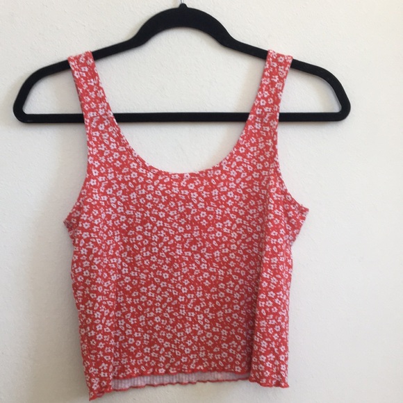 Red & White Floral Tank - Picture 5 of 5